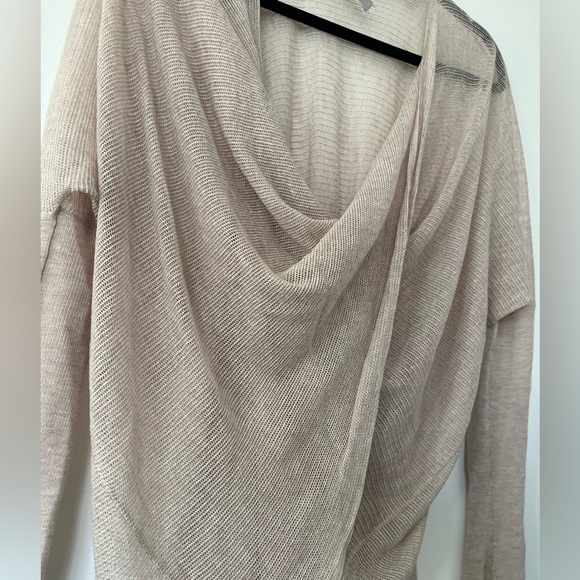 ALLSAINTS ITAT LEV SHRUG CARDIGAN IN CREAM (small!) - Picture 8 of 13
